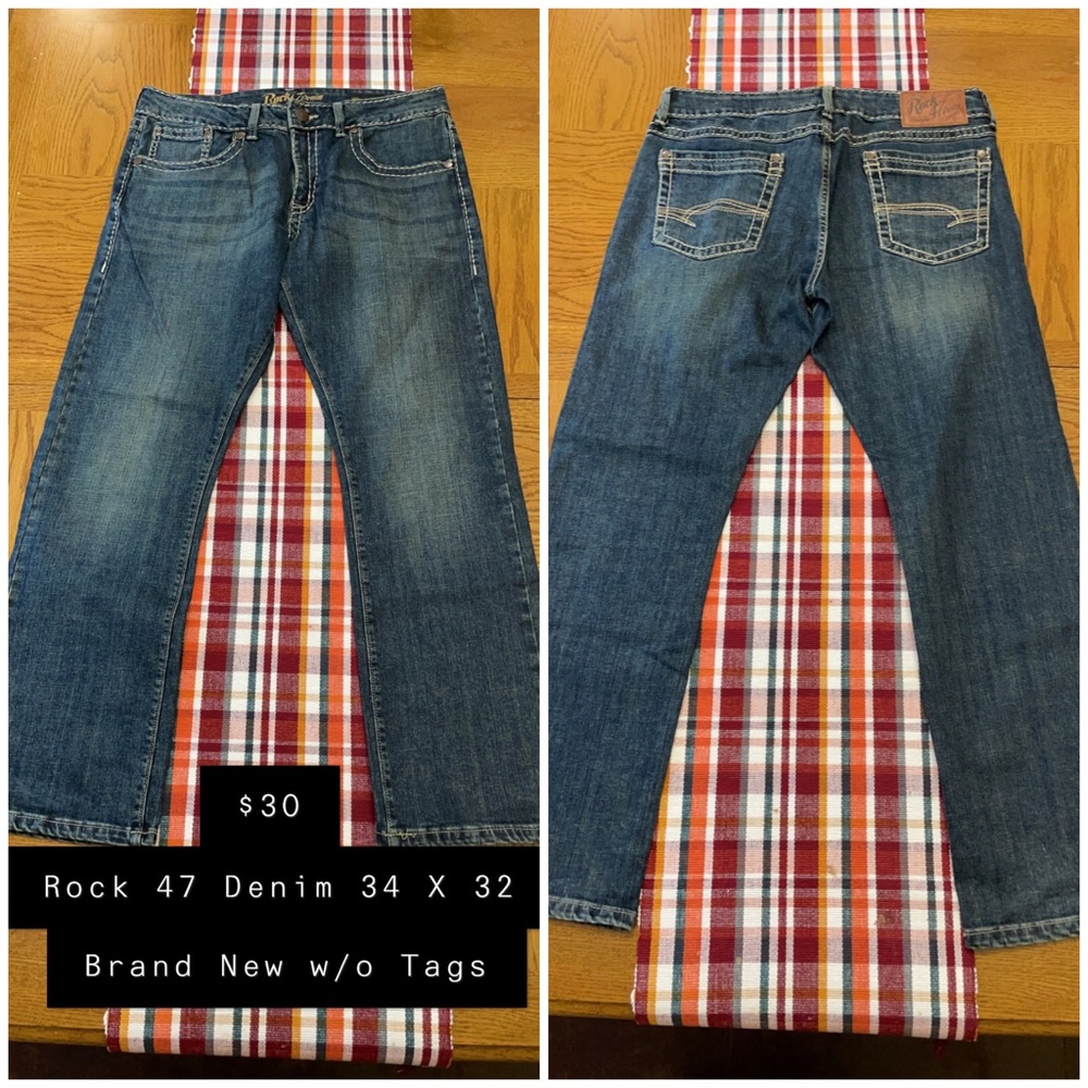 Men’s Rock 47 Denim Jeans 34x32